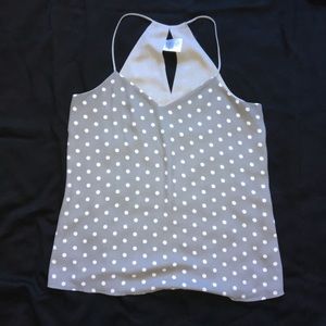 Light grey polka dot Barcelona cami